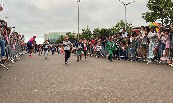 7ª edição da Corrida Kids reúne famílias e incentiva prática esportiva durante aniversário de 44 anos de Juína