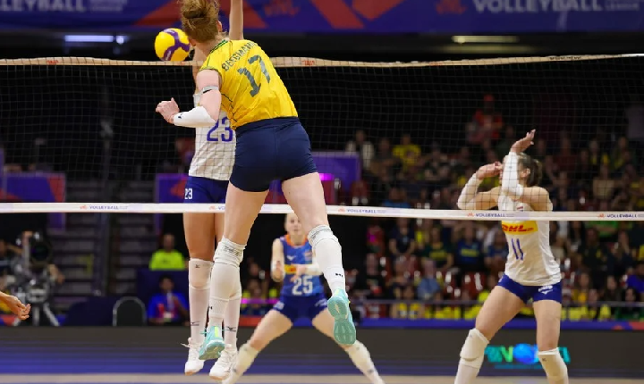 BRASIL ESTREIA COM VITÓRIA NA LIGA DAS NAÇÕES DE VÔLEI FEMININO