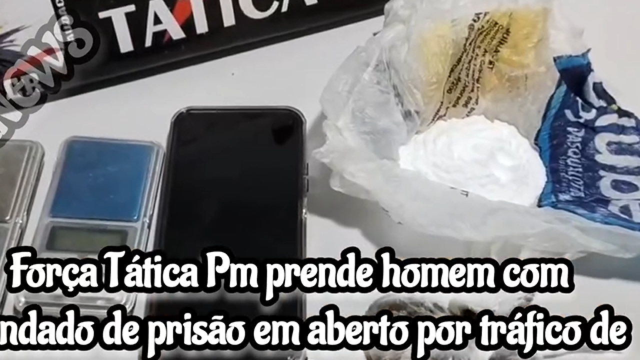 Força Tática prende homem com mandado de prisão em aberto por tráfico de drogas em Juína