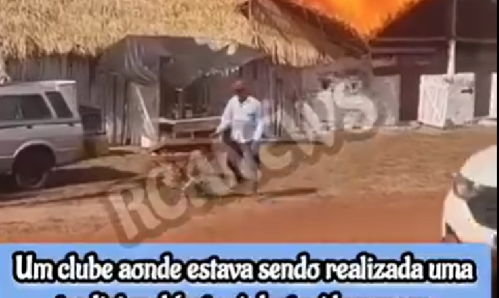 🔥 INCÊNDIO DESTRÓI CLUBE DE FESTAS DURANTE TRADICIONAL FESTA EM MATÕES, NO MARANHÃO
