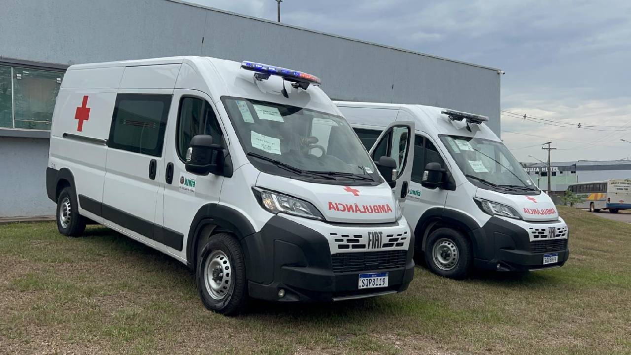 Juína recebe duas novas ambulâncias para reforçar atendimento e transporte de pacientes