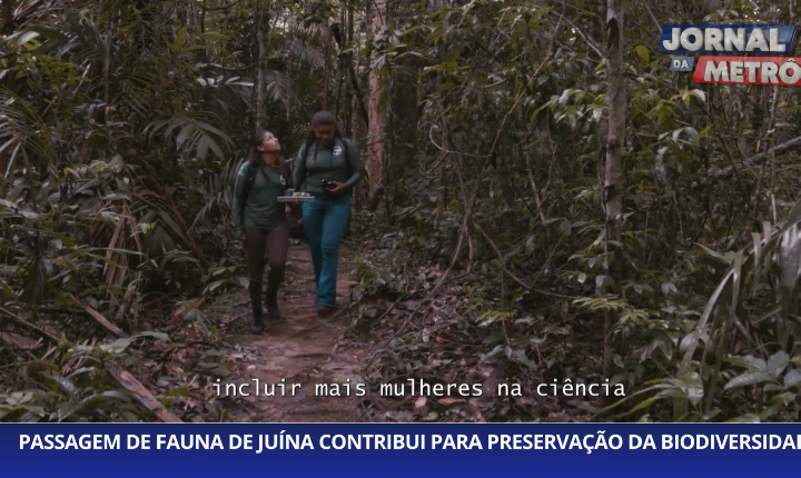 PASSAGEM DE FAUNA EM JUÍNA CONTRIBUI PARA PRESERVAÇÃO DA BIODIVERSIDADE