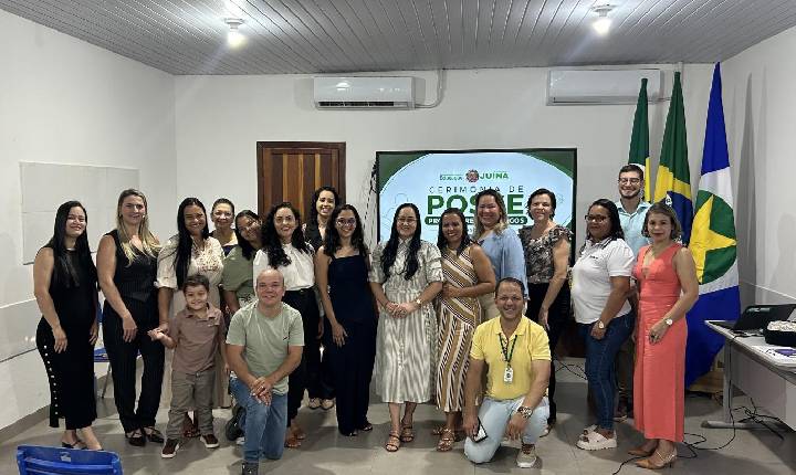 Prefeitura de Juína empossa dez novos professores para a rede municipal de ensino