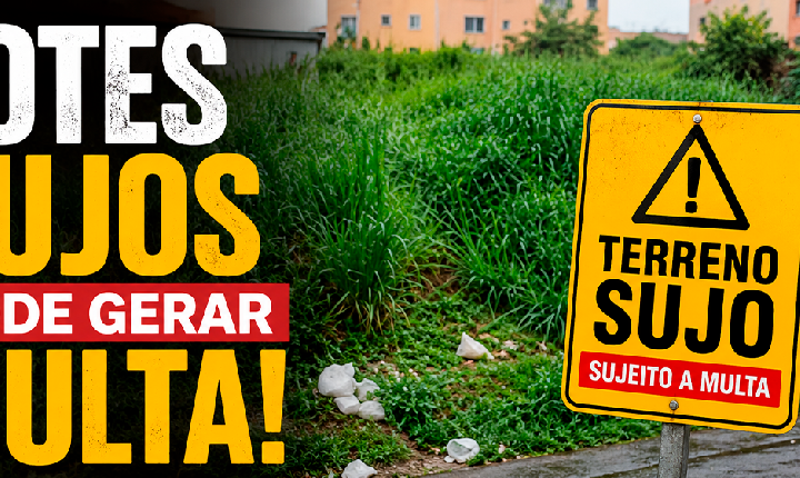 Prefeitura intensifica fiscalização de terrenos baldios e reforça aplicação de multas em Juína