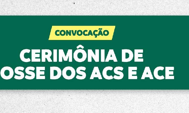 Saúde de Juína realiza cerimônia de posse para novos ACS e ACE nesta sexta-feira