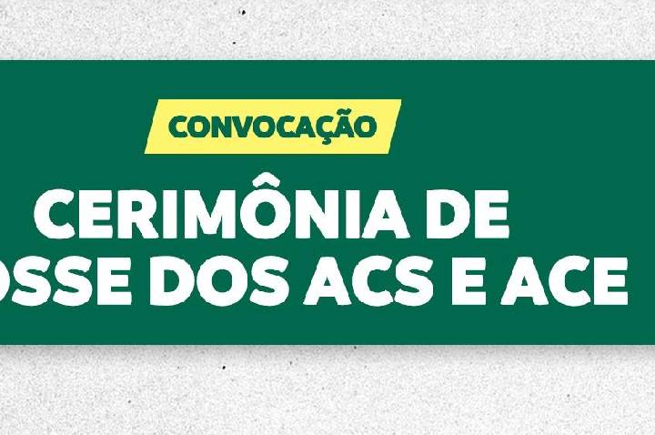 Saúde de Juína realiza cerimônia de posse para novos ACS e ACE nesta sexta-feira