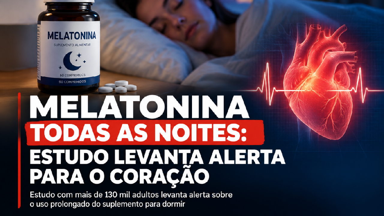 Uso prolongado de melatonina chama atenção após estudo apontar possível relação com problemas cardíacos