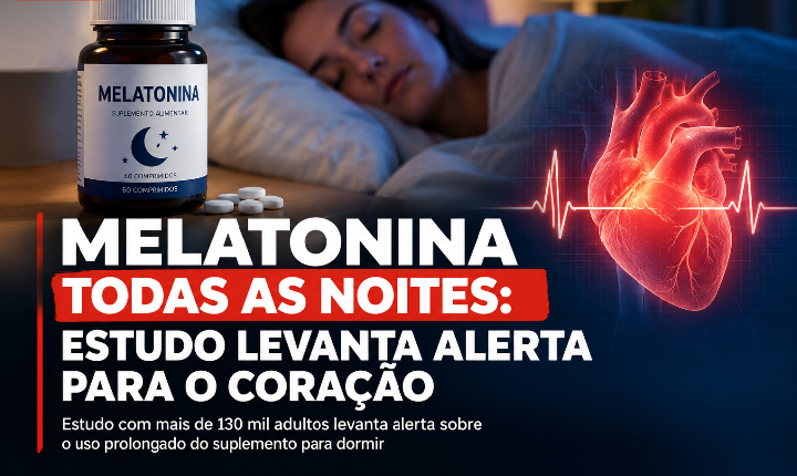 Uso prolongado de melatonina chama atenção após estudo apontar possível relação com problemas cardíacos