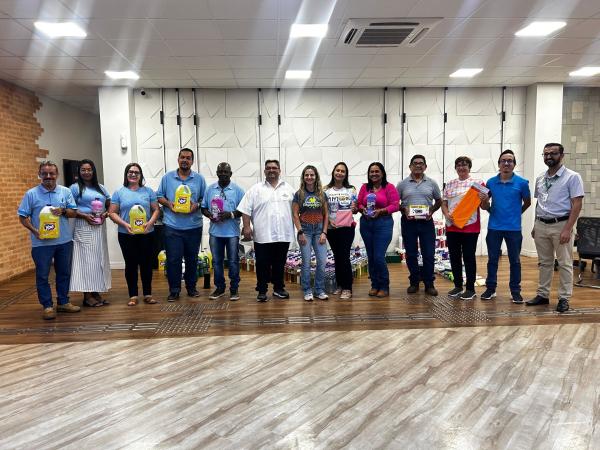 5ª Maratona Desafio Pessoal arrecada e entrega kits de limpeza para entidades de Juína