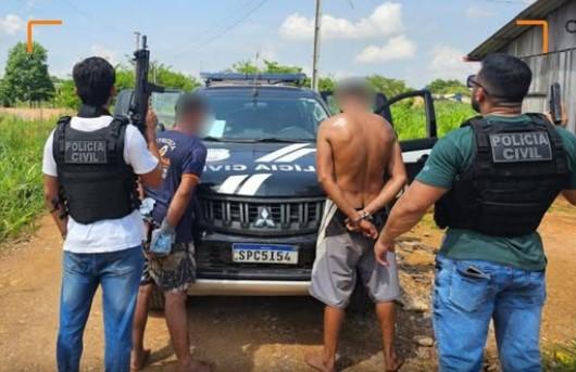 Homem é preso em Aripuanã após ameaçar ex-companheira e filho; segundo suspeito é detido por posse ilegal de arma