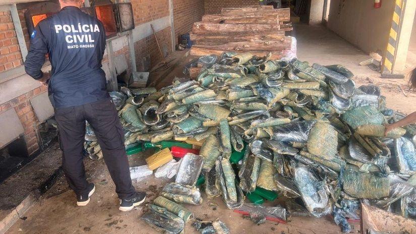 Polícia Civil incinera 2,3 toneladas de entorpecentes em Rondonópolis