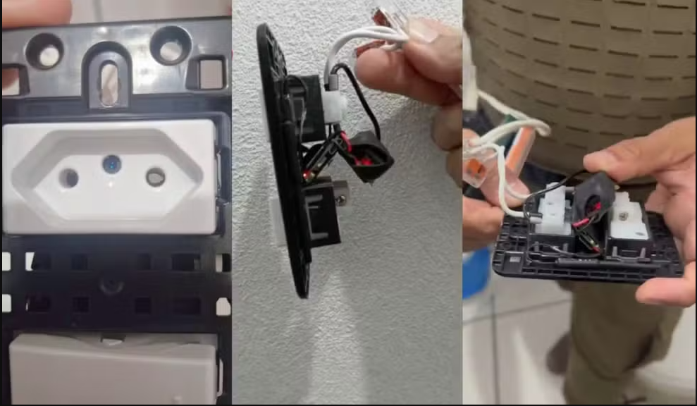 FUNCIONÁRIA PERCEBE LUZ NA TOMADA E ENCONTRA MICROCÂMERA ESCONDIDA EM BANHEIRO DE EMPRESA EM SC