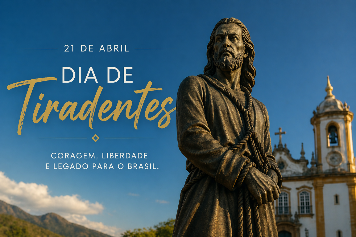 21 de abril — Dia de Tiradentes