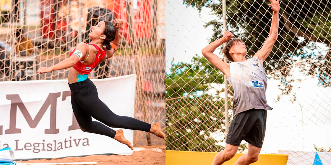 Atletas de Juína conquistam pódios no vôlei de praia e destacam o município em competição