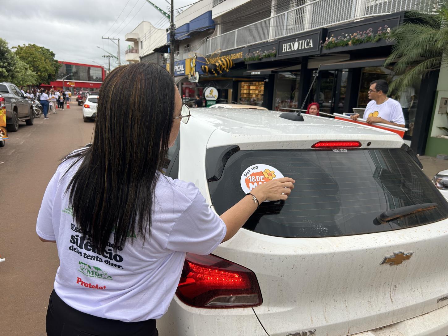 Prefeitura de Juína realiza ação de conscientização contra o abuso sexual de crianças e adolescentes