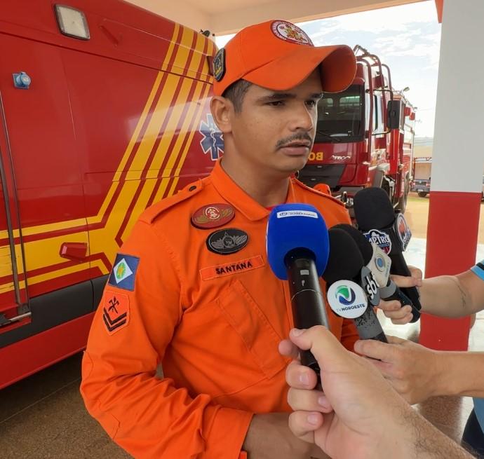 MOTOCICLISTA FICA FERIDO APÓS COLISÃO COM AUTOMÓVEL NO MÓDULO 06