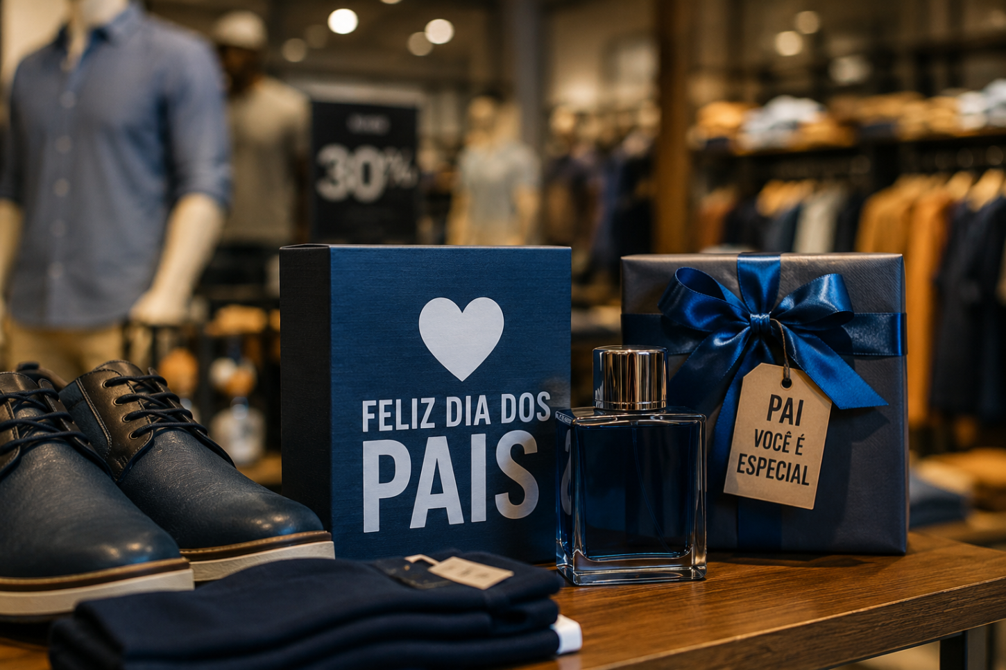 Comércio de MT projeta alta nas vendas para o Dia dos Pais, com destaque para roupas e perfumes
