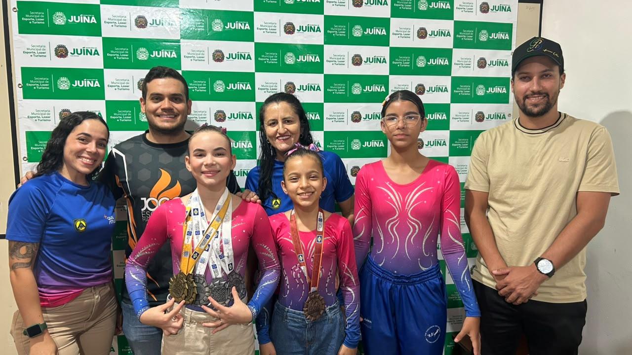 Ginastas de Juína conquistam medalhas e garantem vaga para etapa nacional dos Jogos da Juventude