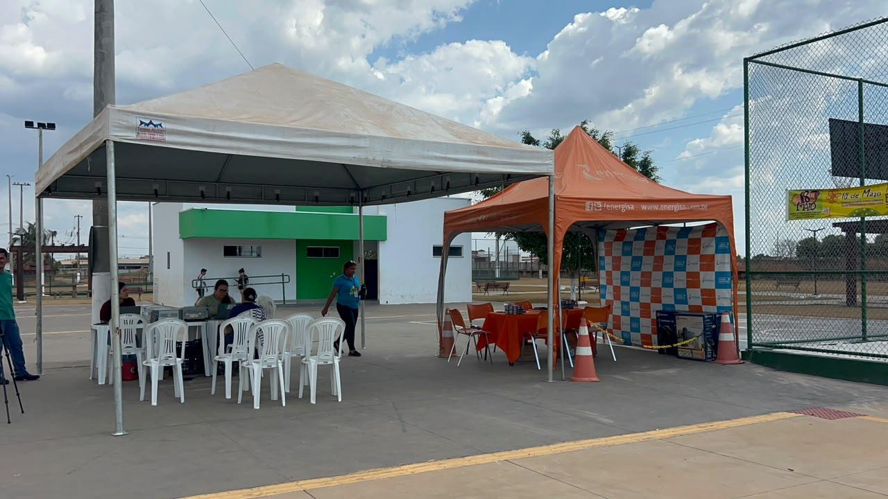 Assistência Social e Energisa realizam ação com troca de equipamentos, Cadastro Único e cinema no Módulo 6