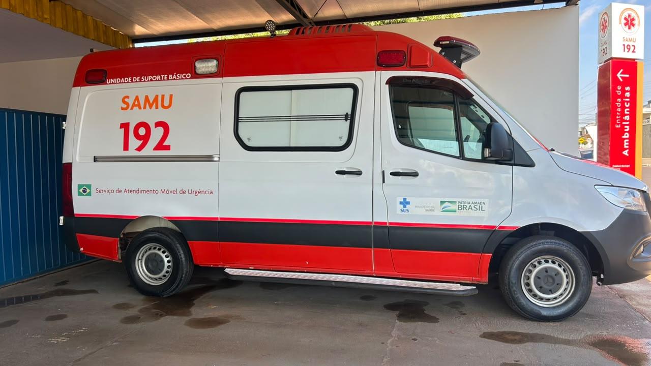 Juína avança na saúde com internet via satélite nas ambulâncias do SAMU