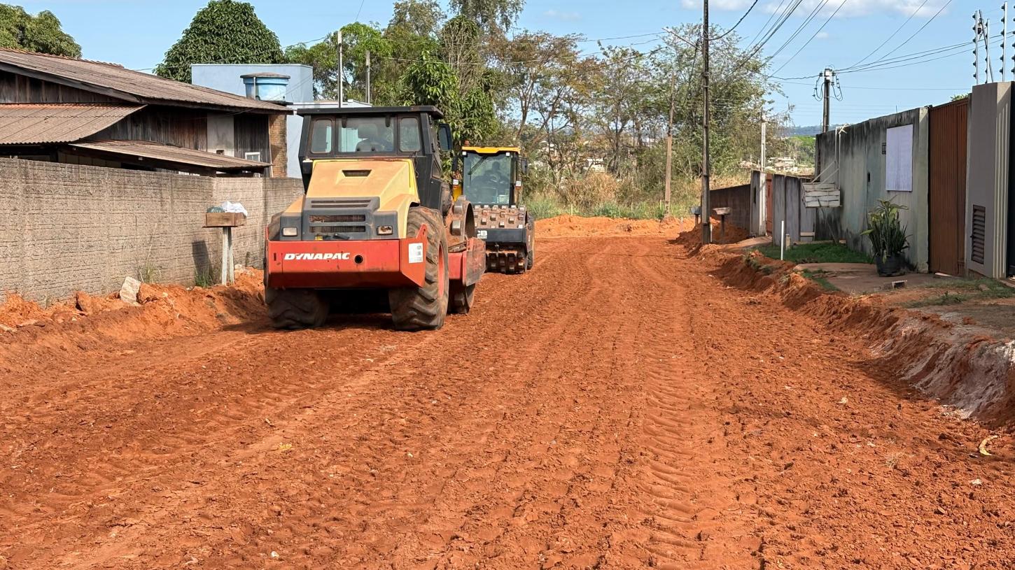 Ruas do Setor I do Módulo 05 serão contempladas com pavimentação asfáltica em Juína